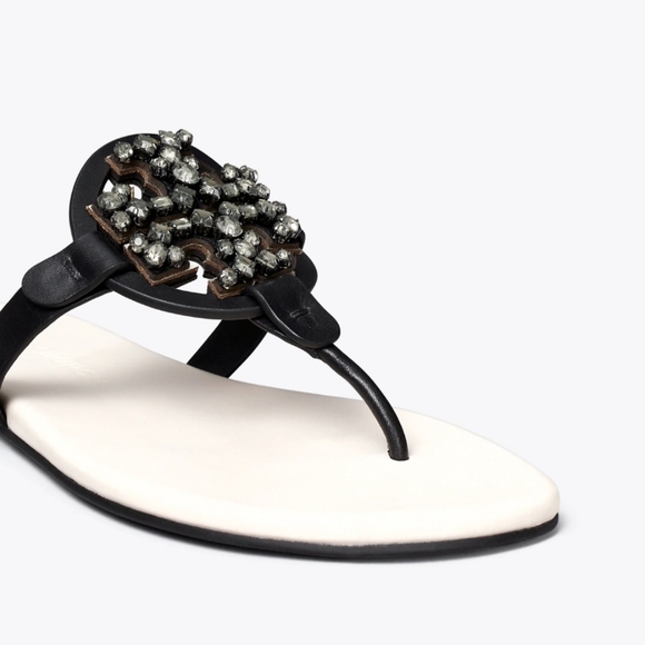 Tory Burch Crystal Miller Soft Sandal - Picture 2 of 6